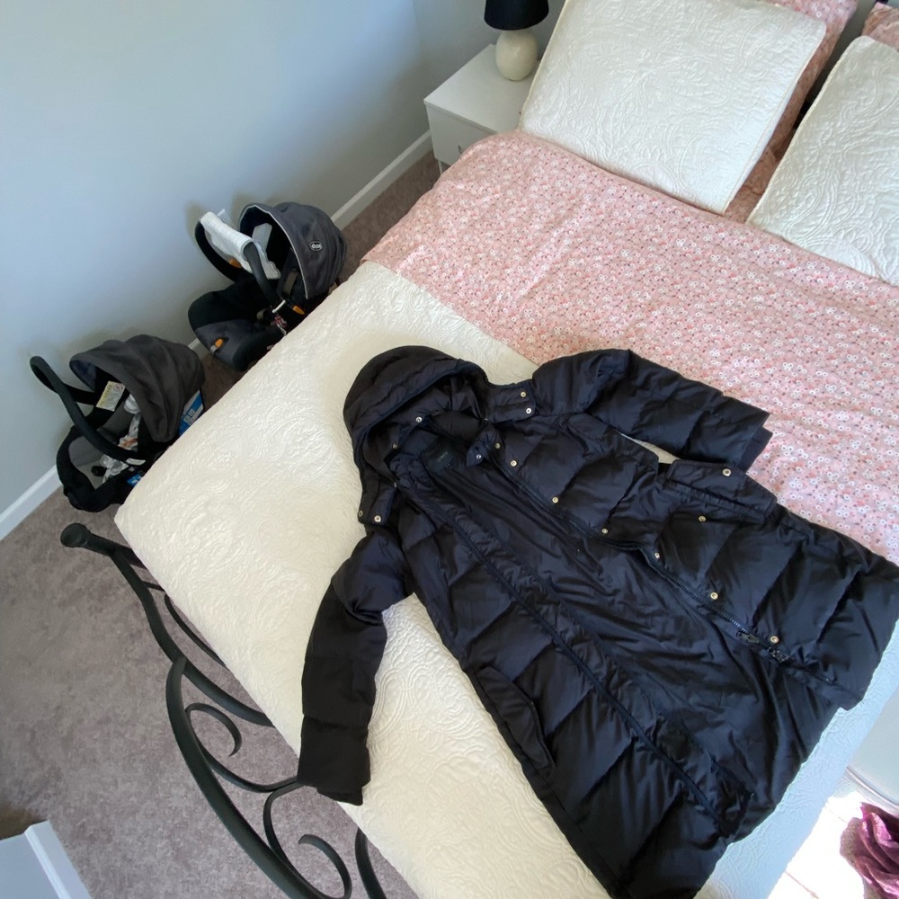 Black J. Crew Puffy Coat